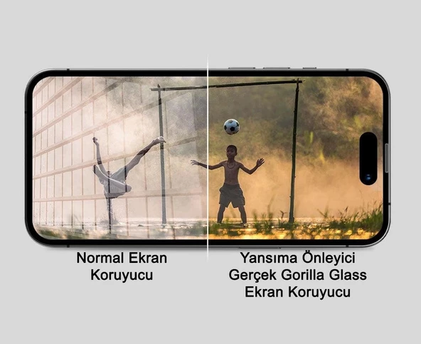 Joyroom İphone 16 Pro Anti-Reflection Gerçek Gorilla Glass Cam Ekran Koruyucu