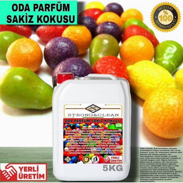 Oda Parfüm Sakız Kokulu 5kg - 2