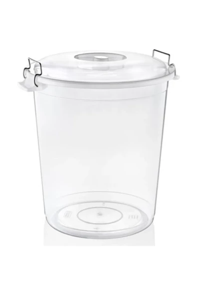 Plus Şeffaf Bakliyat Kovası 50 Litre   -ASD173