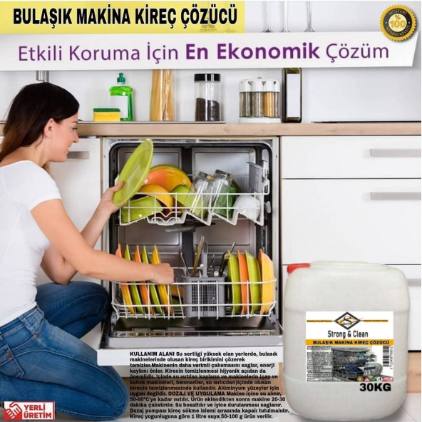 Bulaşık Makina Kireç Çözücü 30kg - 2