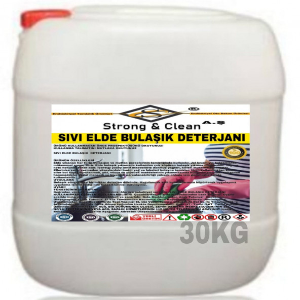 Elde Bulaşık Deterjanı 30KG