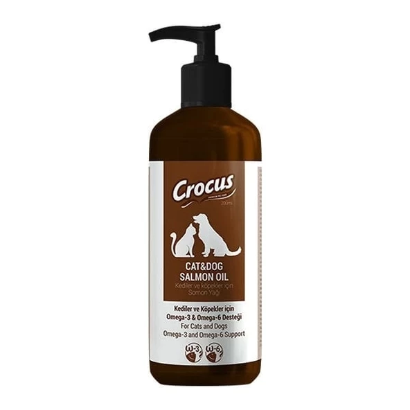 Crocus Salmon Oil Kedi ve Köpek Somon Yağı 200 Ml - 3