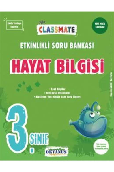 3. Sınıf Classmate Hayat Bilgisi Etkinlikli Soru