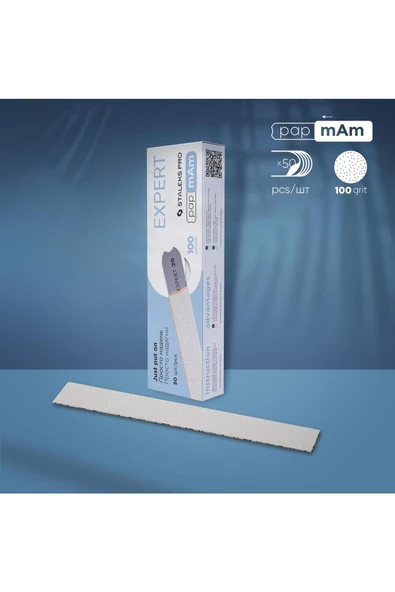 STALEKS Manikür Pap-mam Giydirmeli Yedek Zımpara 100 Grit 50li - 2