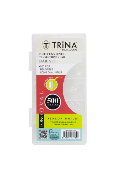 Trina Takma Tırnak 500 ‘lü Kutulu (long Oval ) - 16