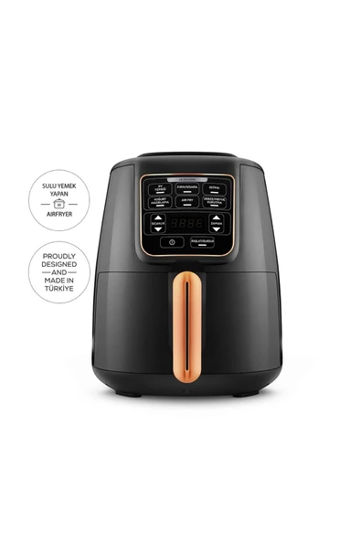 Air Pro Cook Xl 2 In 1 Konuşan Airfryer Black Cooper 4 Kişilik