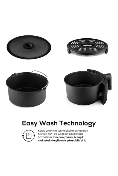 Air Pro Cook Xl 2 In 1 Konuşan Airfryer Black Cooper 4 Kişilik - 8