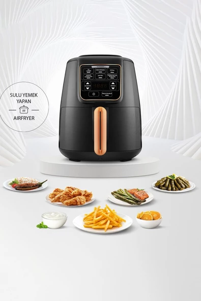 Air Pro Cook Xl 2 In 1 Konuşan Airfryer Black Cooper 4 Kişilik - 2