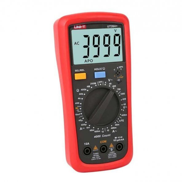 Unı-t Ut 39A+ Dijital Multimetre Ac 1000v Dc 750v Ac/Dc 10a - 2