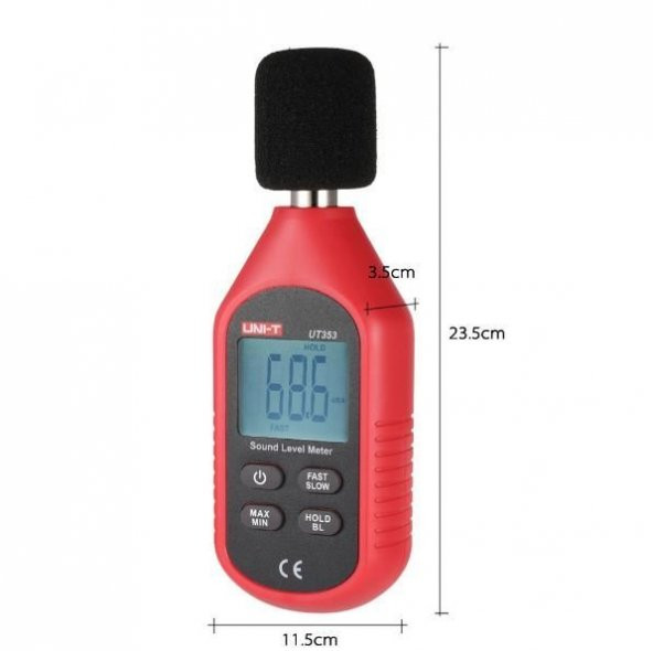 Unit-T UT 353 Mini Dijital Ses Seviye Ölçer DesibelMetre - 3