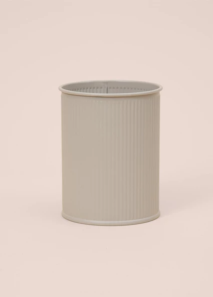 The Mia Stripe Tezgah Üstü Kaşıklık Bej 13x11 cm - 3
