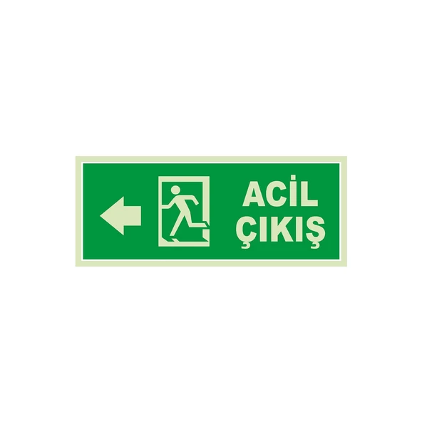 Emek PVC Lümenli İkaz Levhası 12x25 cm - 1
