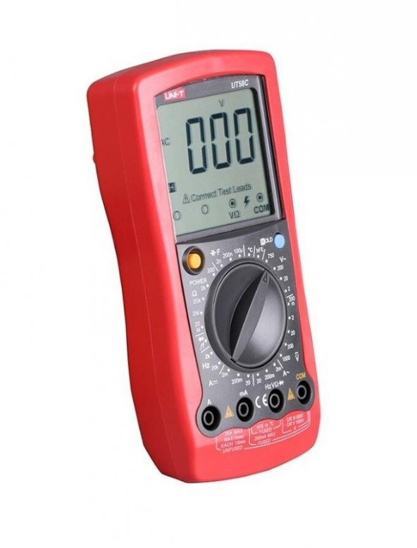 UNI-T UT 58C Dijital Multimetre 20A/750VAC - 20A/1000VDC - 2