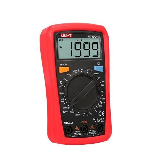 Unı-t Ut 33C+ Dijital Multimete Ac/Dc 600v Dc 10a °C UT33C+ - 2