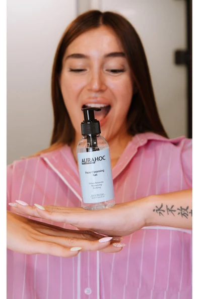 AURAHOC Liçi Özlü Arındırıcı & Sebum Dengeleyici Yüz Temizleme Jeli 150ml Taze Ve Dengeli Cilt - 3