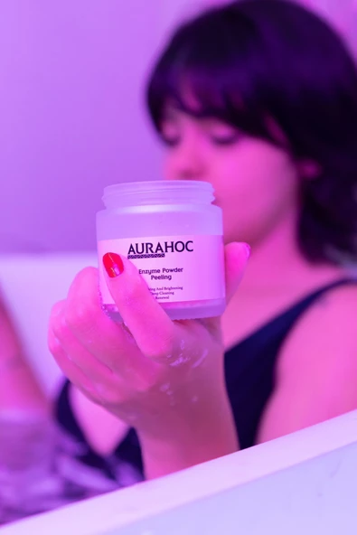 AURAHOC Enzim Peeling Toz Temizleyici 85gr - 3