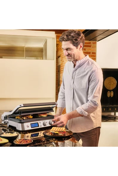 Braun MultiGrill 9 Contact grill CG 9040 Siyah / Paslanmaz Çelik - 4