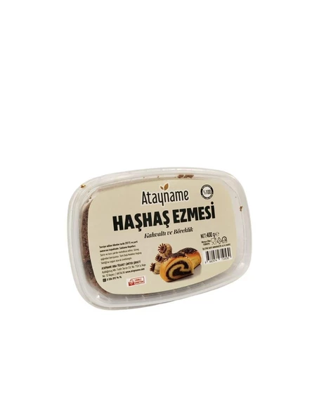 Atayname Haşhaş Ezmesi 400 G - 2
