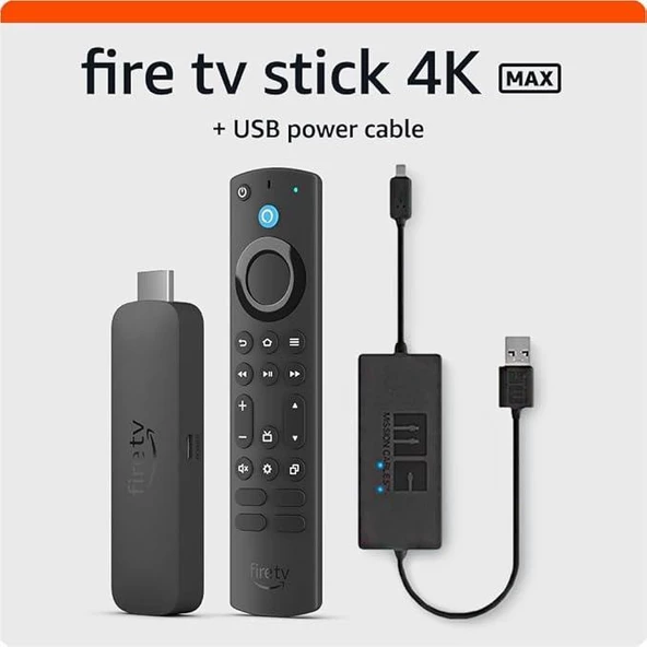 Amazon Fire TV Stick 4K Max Medya Oynatıcı | Wi-Fi 6E | Alexa Sesli Kumanda | 2023