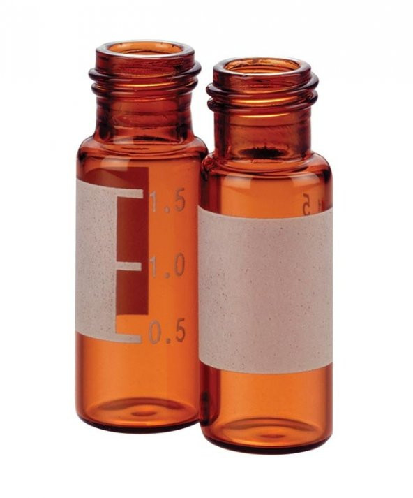 Vial Vida Kapaklı Amber Skalalı 2 ml (100 Adet/Paket)