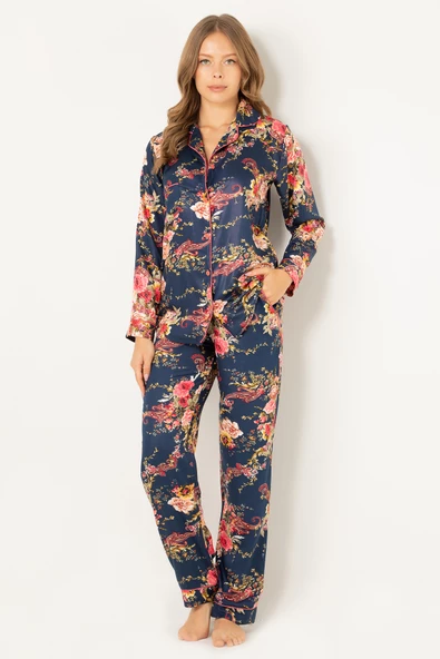 DoReMi Doğal Viskon Soft Yumuşak Düğmeli Pijama Takımı