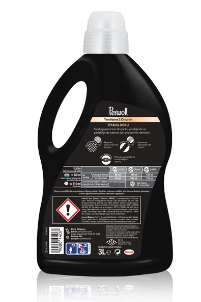 Perwoll Sıvı Çamaşır Deterjanı Siyah Yenileme 4 x 2970 ML - 8