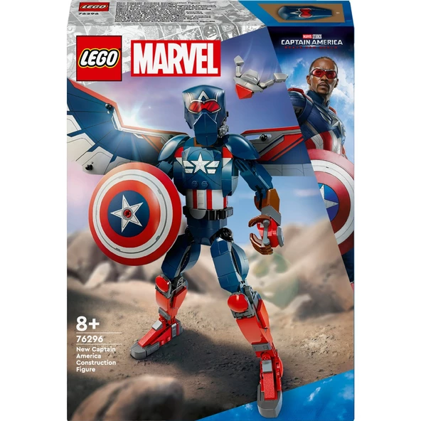 Lego Marvel Yeni Kaptan Amerika Yapım Figürü 76296 - Resim 3