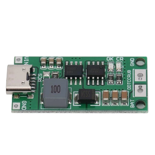 4S 2A Lityum Pil Şarj Devresi Type-C 5V To 16,8V - Resim 3