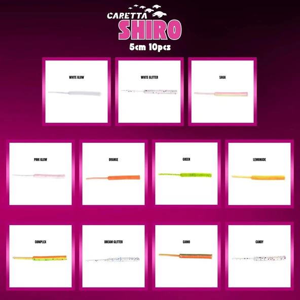 Caretta Shiro 5cm Kokulu Lrf Silikon Yem ürün görseli