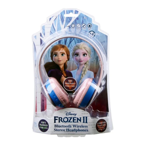 Disney Frozen 2 Karlar Ülkesi 2 Bluetooth Kulaklık Mikrofonlu Kablosuz Anna Elsa Çocuk Kulaklığı Lisanslı DY-1006-FR2