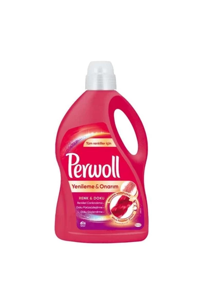 Perwoll Geliştirilmiş Renkli Sıvı Çamaşır Detarjanı 2970 ml