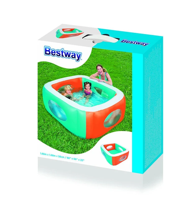 Bestway 51132 Büyük Şeffaf Pencereli Şişme Havuz - 3