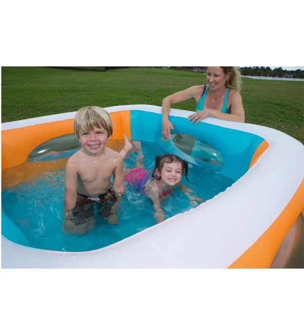 Bestway 51132 Büyük Şeffaf Pencereli Şişme Havuz - 5