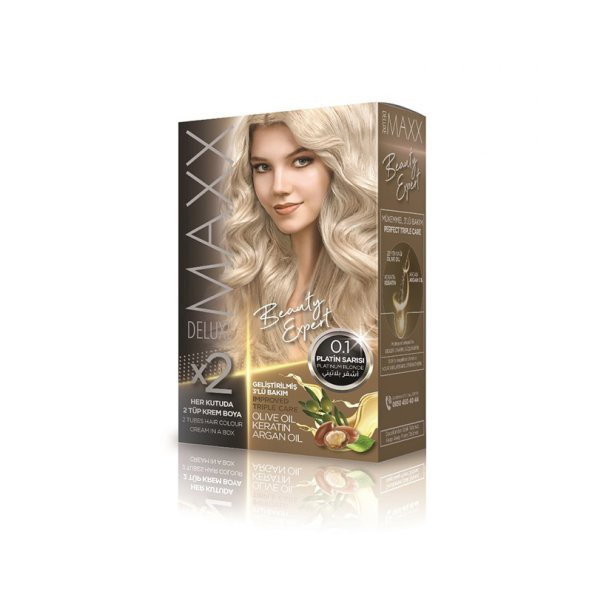 Maxx Deluxe Krem Set Boya  0.1 Platin Sarısı - 2