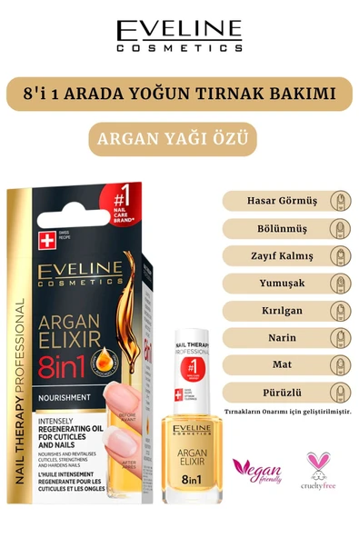Eveline Cosmetics Nail Therapy Argan Elixir 12 ml