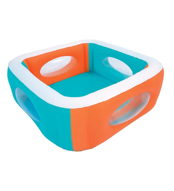 62002 Pompasıyla-Bestway 51132 Büyük Şeffaf Pencereli Şişme Havuz - 4