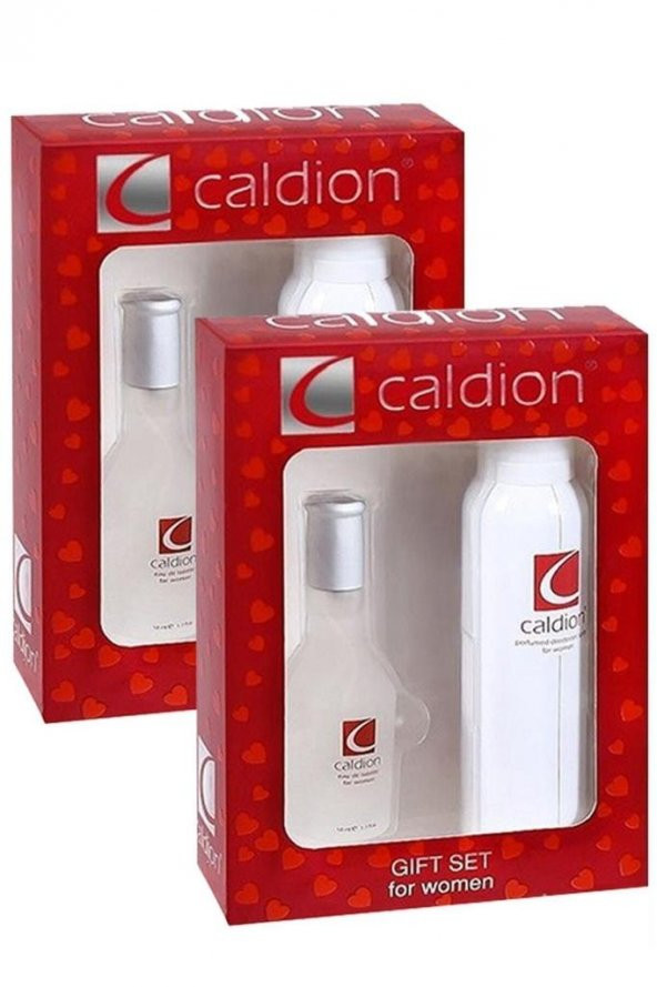 Caldion Kadın Parfüm Set 50 Ml Edt+150 Ml Deo X2 Adet Set