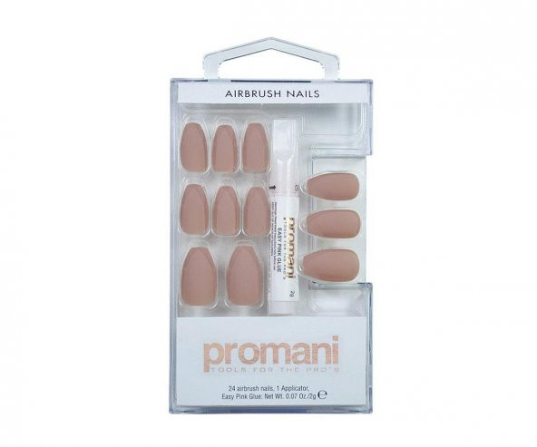 Promani Takma Tırnak Kiti Bej  PR-5017