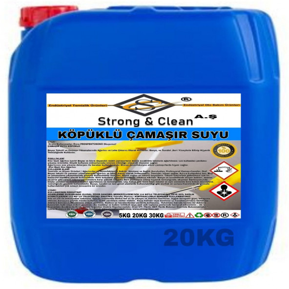 Çamaşır Suyu Köpüklü 20kg