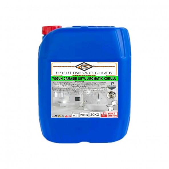 Çamaşır Suyu Aromatik Kokulu 20kg