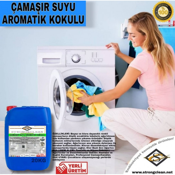 Çamaşır Suyu Aromatik Kokulu 20kg - 2