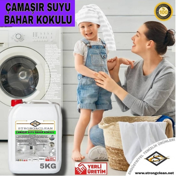 çamaşır suyu bahar kokulu 5kg - 2