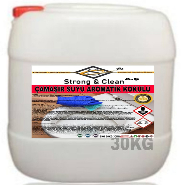 Çamaşır Suyu Aromatik Kokulu 30kg