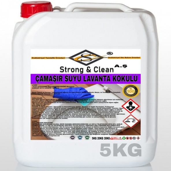 Çamaşır Suyu Lavanta Kokulu 5kg