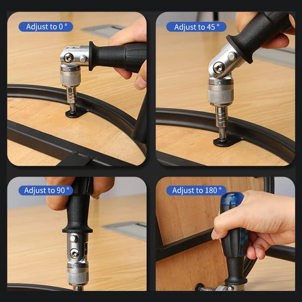 Kingsdun 10 u 1 Arada Circirli Çift Yönlü Tornavida Seti KS-840047 - 7