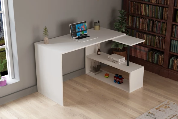 SmartHome Plus Serel Çalışma Masası - Beyaz - 2
