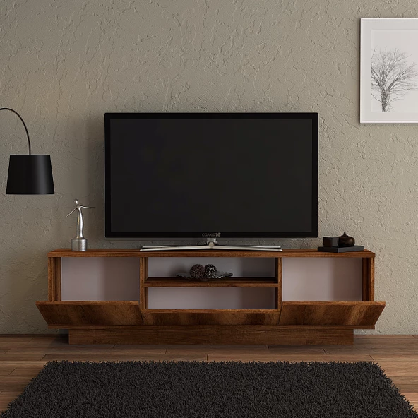 SmartHome Plus Yuva  3 Kapaklı Tv Sehpası - Barok - 2
