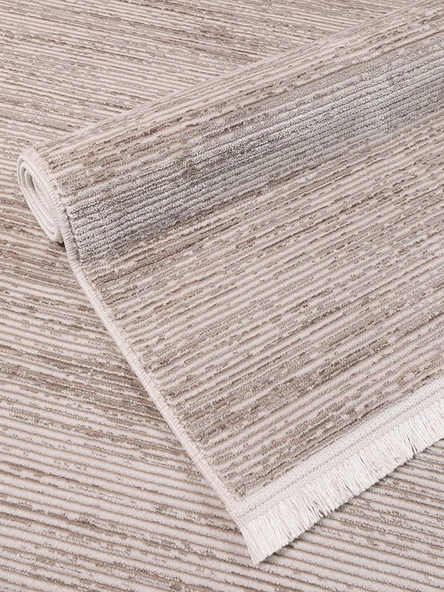 Dekoratif Dokuma Salon Oturma Odası Çocuk Odası Mutfak Antre Halısı Krem 4104B ürün görseli 1