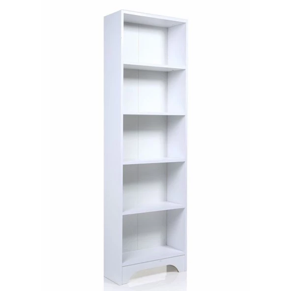 SmartHome Plus Apollon 5 Raflı Kitaplık - Beyaz - 3