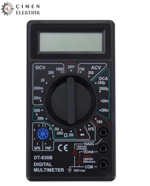 HIYE DT 830D Ölçü Aleti Digital Multimeter